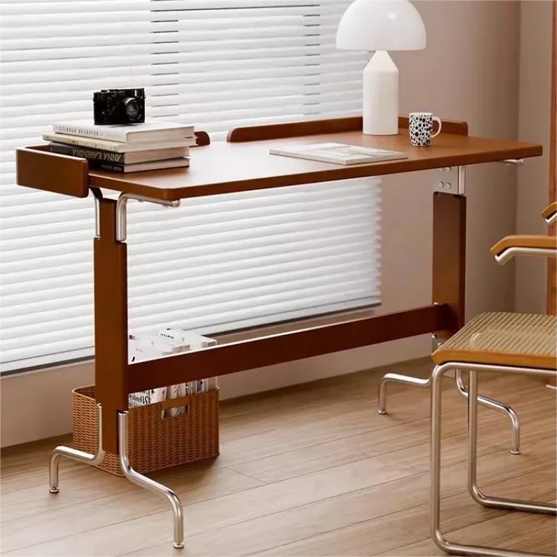 Medieval desk retro small apartment desk study desk Nordic simple home computer table study table