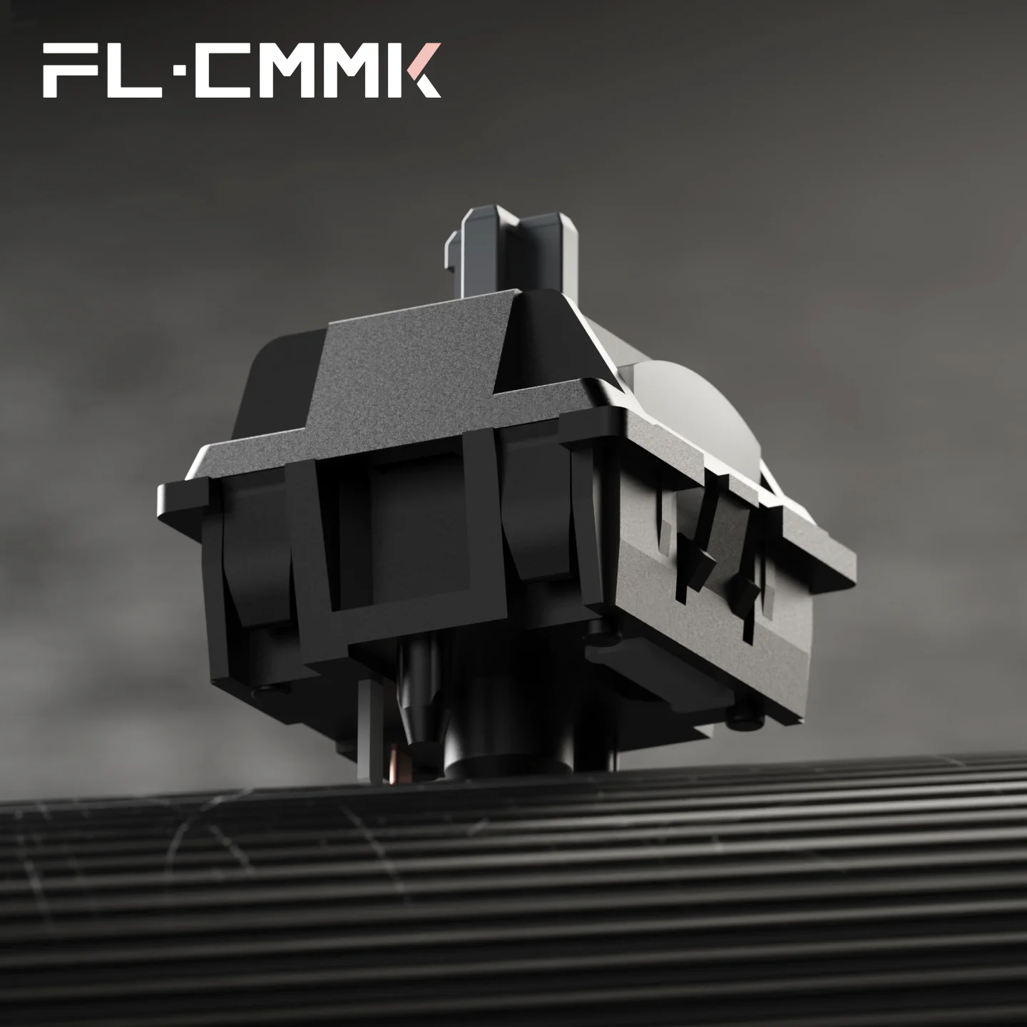 FLCMMK S1 Mechanical Keyboard DIY Linear Switch Silver Switch Quick Trigger Factory Lubed For RGB Light Guide