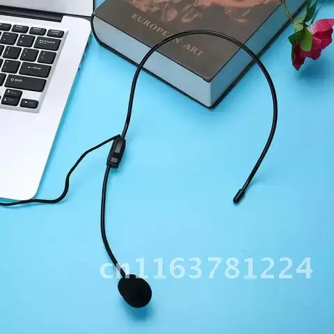 

Portable Headset Microphone Wired 3.5mm Moving Flexible Earphone Dynamic Jack Mic For Loudspeaker Tour Guide Teaching Lecture