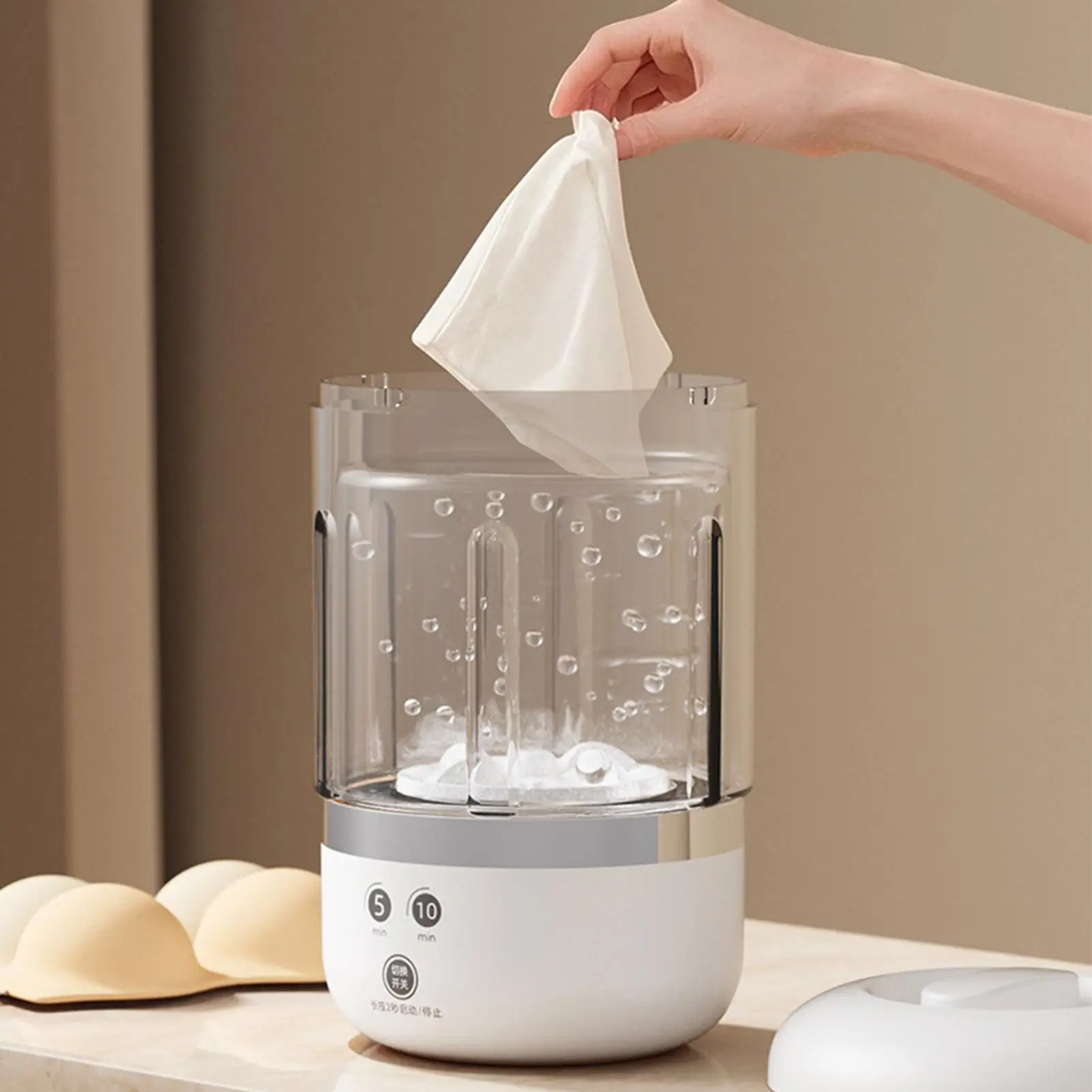 

Портативная стиральная машина, маленькая беспроводная стиральная машина, домашние повседневные принадлежности для дома, общежития, автофургона, кемпинга, дорожный стол