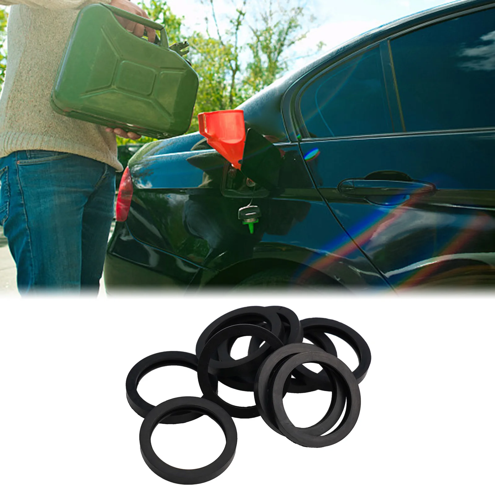 O-Ring Gaskets For Tanks Leak-proof O-Ring Gaskets For Fuel Storage Solutions Color Black Easy To Install Wear-resistant