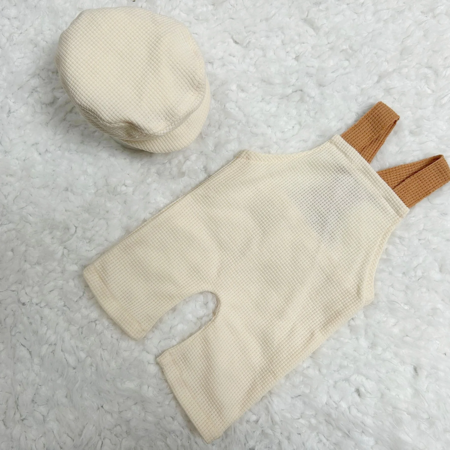 Precioso mono para bebé, disfraz, ropa para fotos, accesorios de fotografía recién nacido, sombrero tejido a rayas, traje, ropa