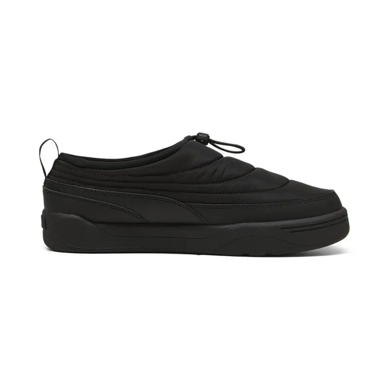puma-baskets-basses-unisexe-doublees-en-polaire-pour-l'hiver-a-enfiler-397661-01-noir-gris-avec-col-a-cordon-et-languette-de-traction-au-talon-chaudes-et-confortables-pour-l'interieur