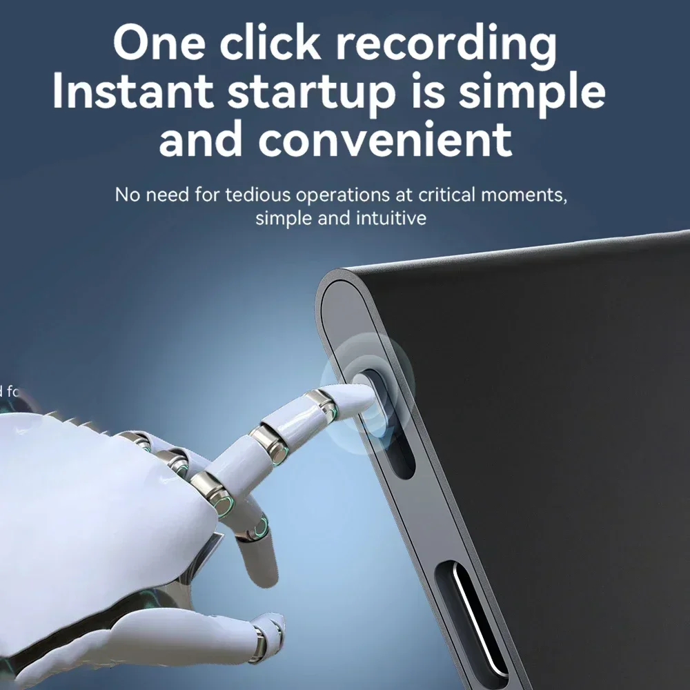 APP مسجل صوت صغير تسجيل نشط مايكرو الإملاء الصوت الرقمي الذكية الحد من الضوضاء اجتماع مسجل الصوت المحمولة #5