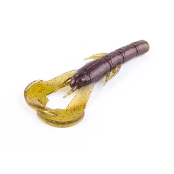 Hanlin 8pcs 10CM 9G Crayfish Soft Fishing Lure Shrimp Lobster Langoustine Swimbait Scent Artificial Bait Pike Bass Tackle