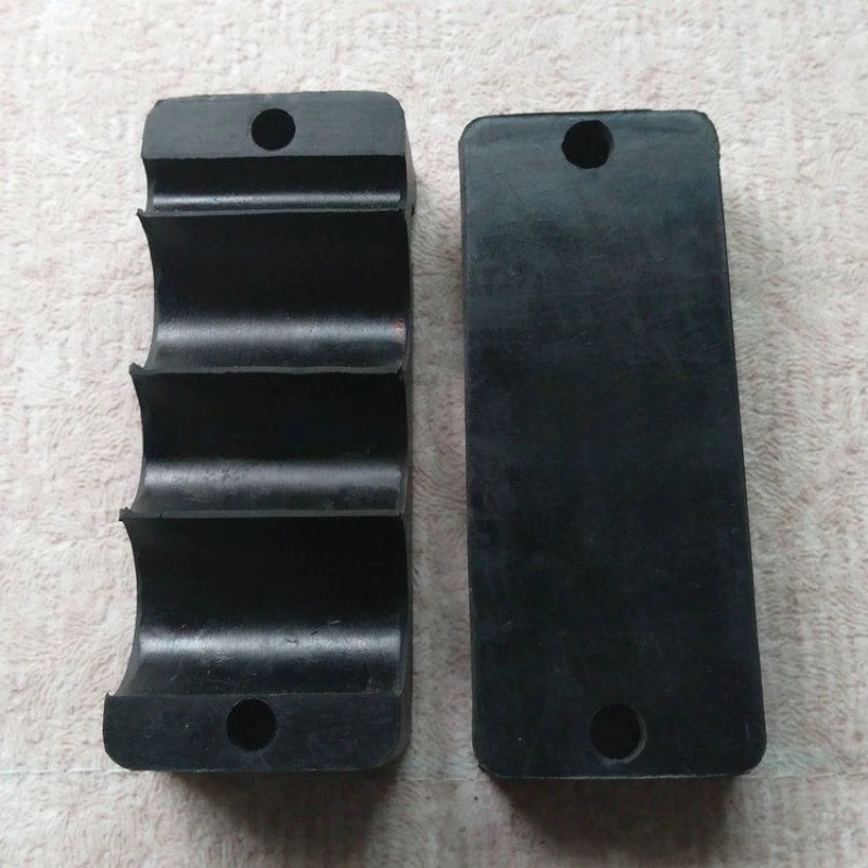 Roller Hydraulic Oil Pipe, Rubber Pad, Pipe Clamp, Fixed Rubber Hose Clip, High-pressure Oil Pipe, Shock Absorber Rubber Block