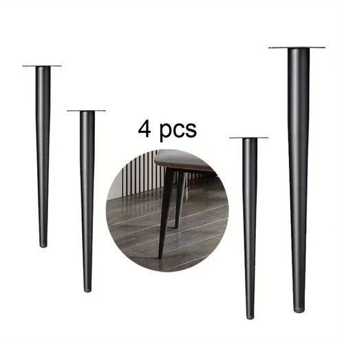 Accesorios para patas de muebles, patas de Metal para muebles, repuesto para sala de estar, dormitorio, mesa, gabinete, soporte para TV, 4 Uds.
