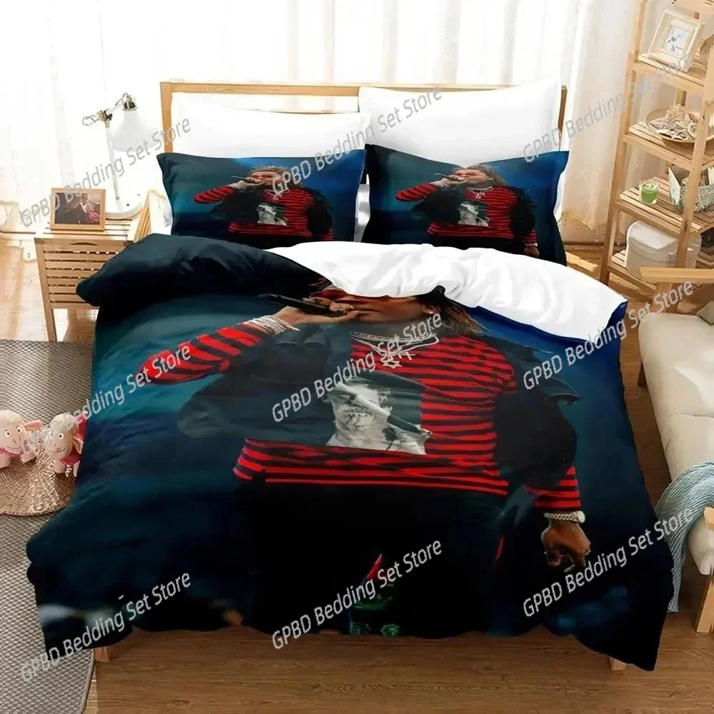 3D Print Gunna Singer Bedding Set For Bedroom Soft Modern Bedspreads Comefortable Kids Duvet Cover Quilt Cover And Pillowcase