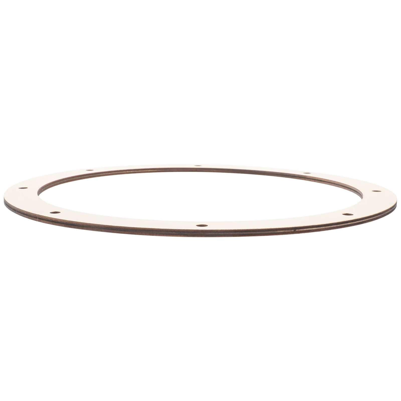 Wood Wreath Rings 12 Inch Wood Craft Frames with Guide Holes for DIY Floral Ring Wedding Garland Holiday Decor