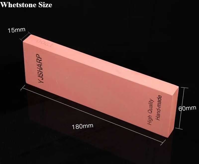 3 قطع المشحذ مجموعة 1200 حصى سكين المطبخ مبراة حجر طحن متوسط مع حجم 7.1 "x 2.4" x 0.6"