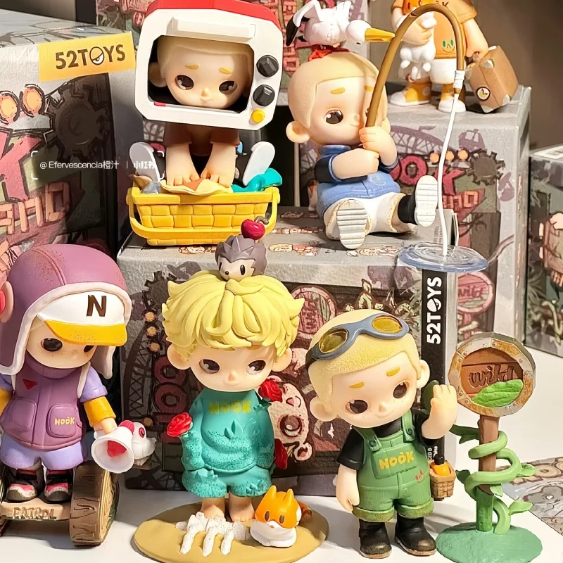 

Hot Original Nook Wasteland Park Series Blind Box Cartoon Desktop Dolls Model Surprise Guess Bag Home Decoration Trendy Gift