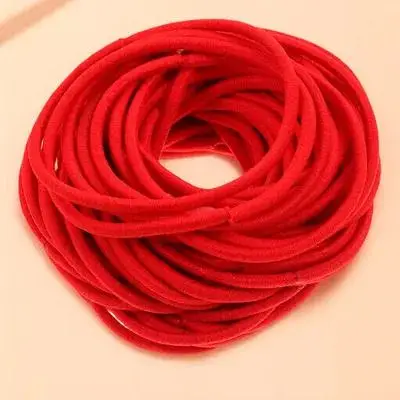 

100pcs Ties For Thin Colored Rubber Bands Accessories Elastic Elastics Stretchy Scrunchies Bulk Hair Bands Fashion