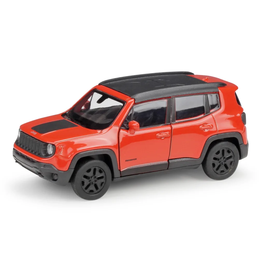 Welly 1/36 Jeep Renegade SUV Alloy Car Model Diecasts Metal Off-road Vehicles Model Simulation Door Can be Opened Childrens Gift