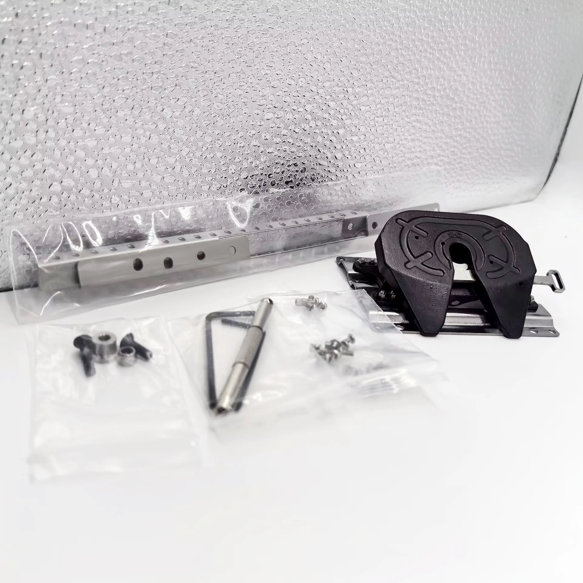 

RC 1/14 Metal Fifth Wheel Grinding Disc Base Set Assembly for Tamiya Dump Truck for SCANIA MAN VOLVO Tripper Truck DIY Parts
