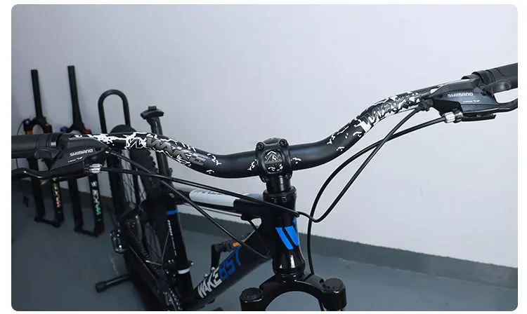 دراجة هوائية جبلية المقود 31.8*720/780 مللي متر U-شكل 55H عالية منحني المقود سبائك الألومنيوم الجبلية المقود الدراجات أجزاء