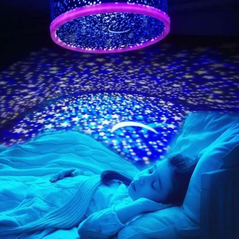 

LED Night Light UFO Projector Starry Sky Star Moon Master USB Projection Lamp Light Children Kids Baby Sleep Luminaria Colorful