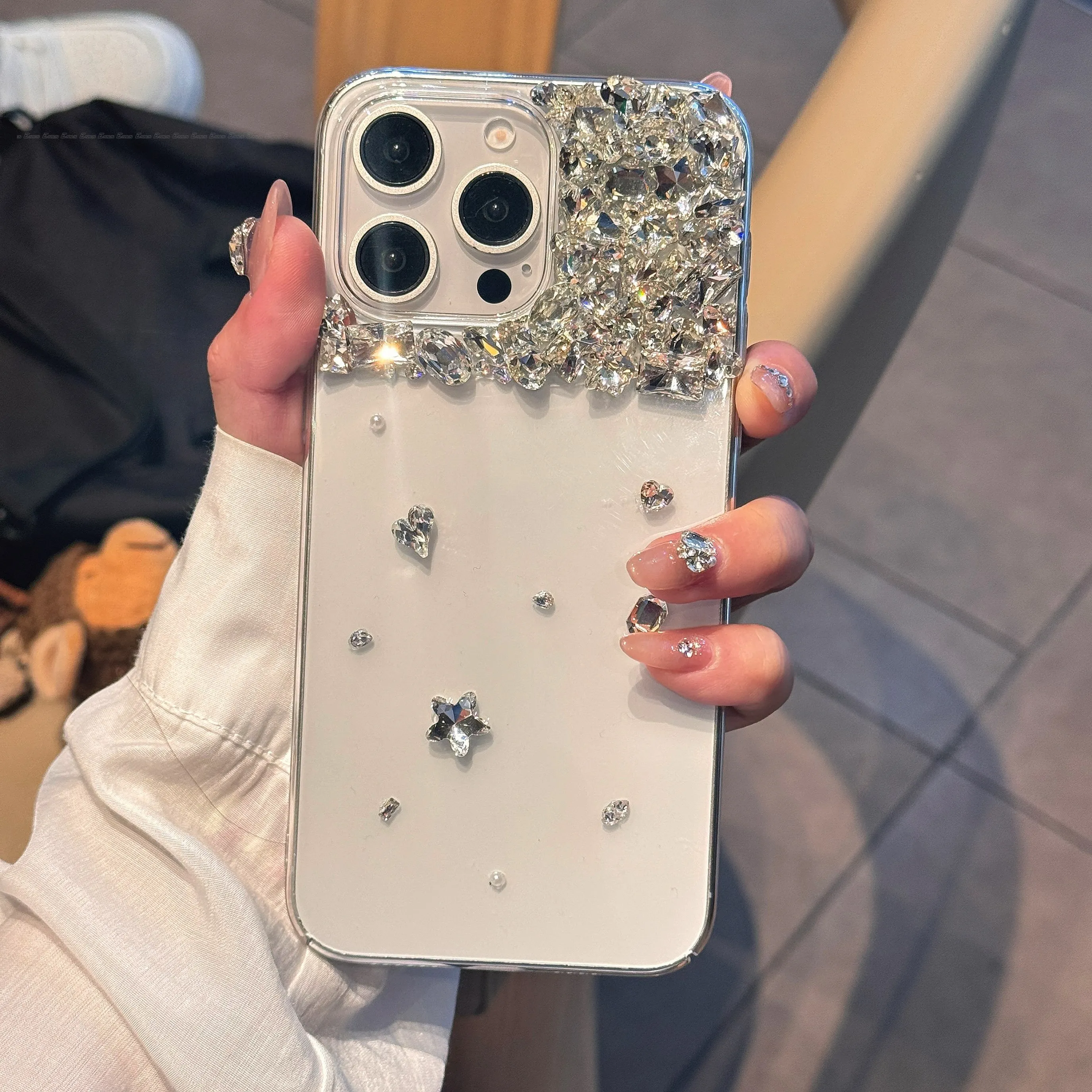 الفاخرة بلينغ الماس لامعة ل Redmi K20 K30 K30s K40 K40s K50 الألعاب برو فائقة السرعة اليدوية الصلب PC الغطاء الخلفي جراب هاتف