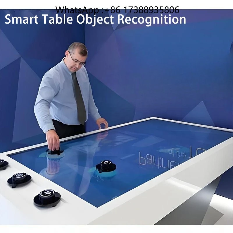 Object Recognition Table Screens Interactive Tangible 3D Tabletop Touch System 3D Exhibition Display for Museums Virtual Tour