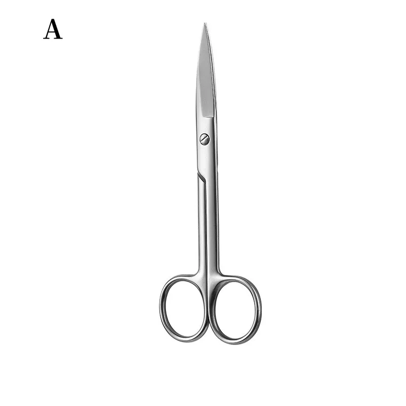 10/12.5/14cm Stainless steel Surgical Straight Bend tip Scissors Medical Emergency Canvas Field Equip Shearing Regulations Emt