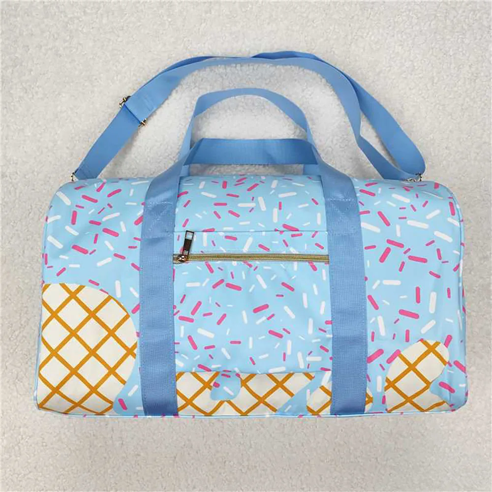 

Light Blue Straps Duffel Bag Sprinkle Design Casual Unisex Shoulder Bag for Travel And Sports18.5*11.2*7.9 inches