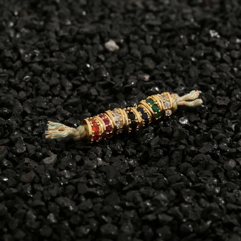 Rainbow 7mm 6mm Straight Cut Copper Gold Plated Crystal Spacer Beads for Bracelet Necklace Buddhist Prayer Beads DIY Craft Set