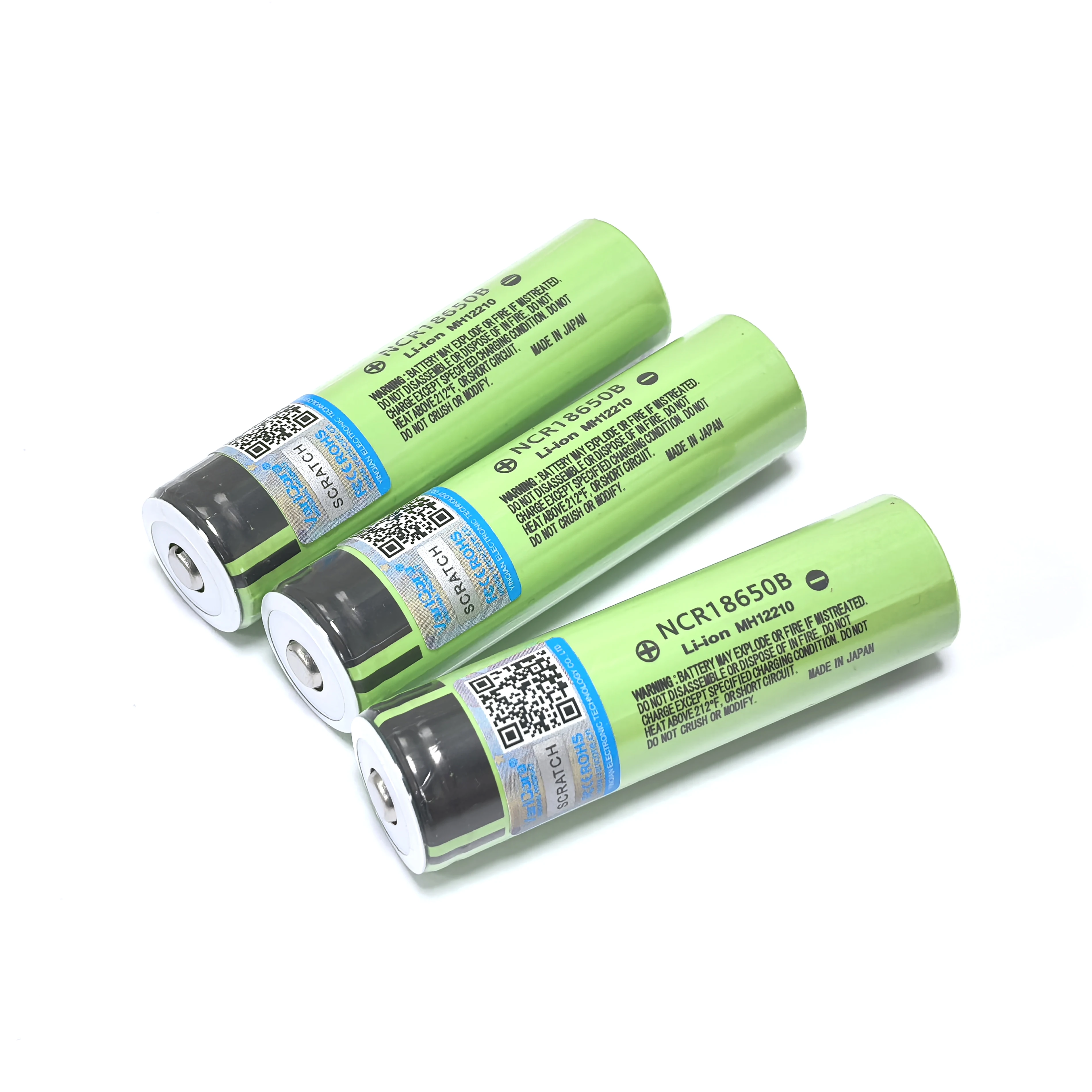 VariCore NCR18650B 3.7 فولت 3400 مللي أمبير 18650 بطاريّة ليثيوم قابلة لإعادة الشحن مع مدببة (بدون ثنائي الفينيل متعدد الكلور) لبطاريات المصباح 4.2 فولت