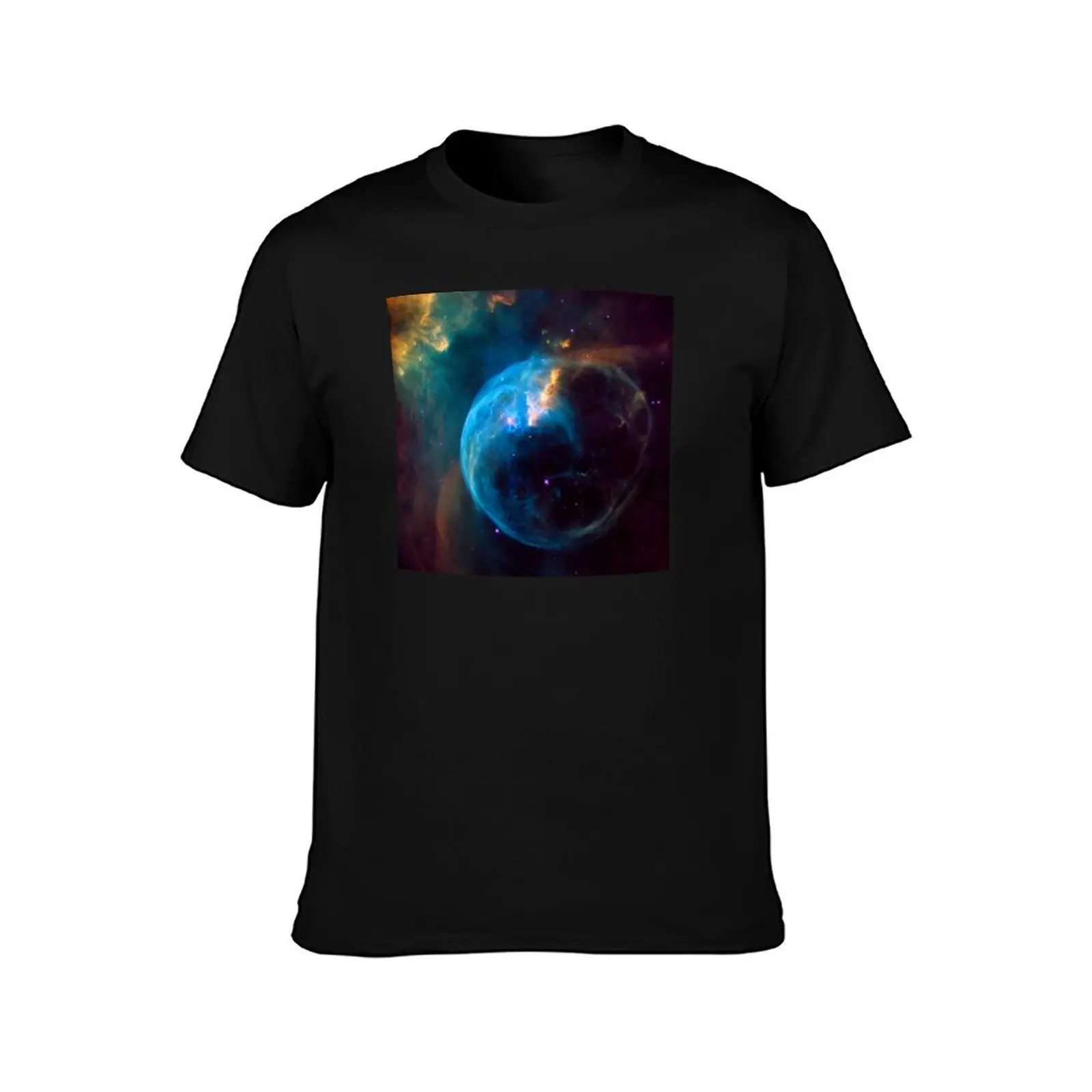 Giant Bubble Nebula T-Shirt Large Size Casual Tee Shirt