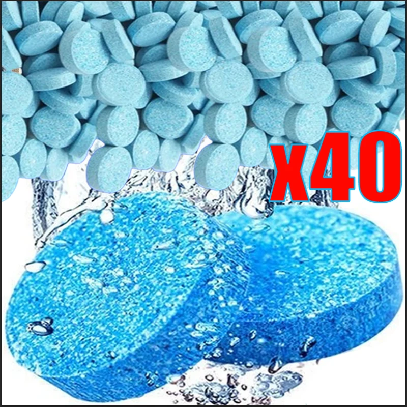 

2-40Pcs Mixed Solid Cleaner Car Windscreen Wiper Effervescent Tablets Glass Toilet Window Windshield Cleaning Auto Accessories