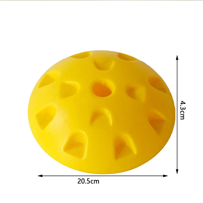 PE Multi-Hole Training Pole Base Anti-Slip Wear Resistant Agility Training Equipment Accessory for Sports Field