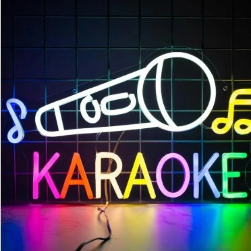 LED Neon Lights English Letter Patterns Illuminated Signs Modern Ambient Light Design Decorative Night Lamp