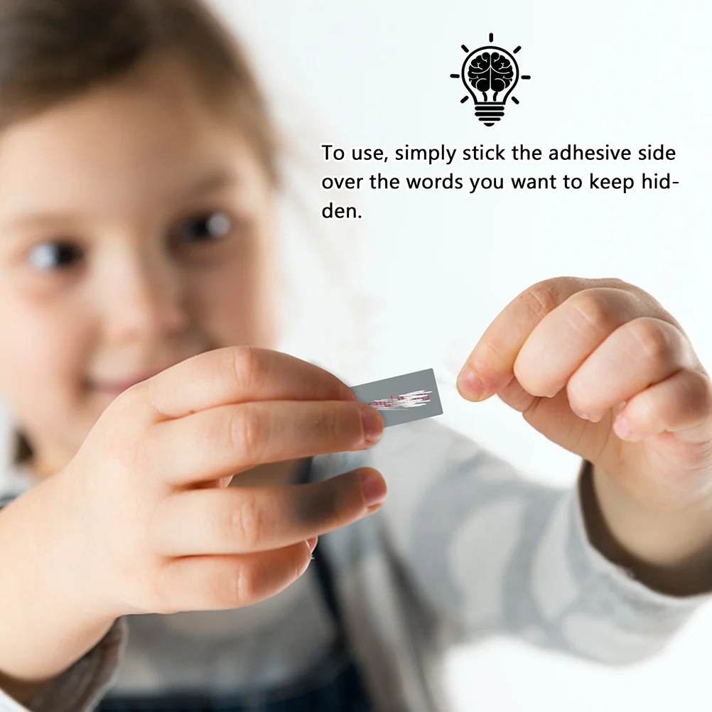 200 Pcs Scratch Card Stickers Applied Peel and DIY Labels Off Paper Rectangular