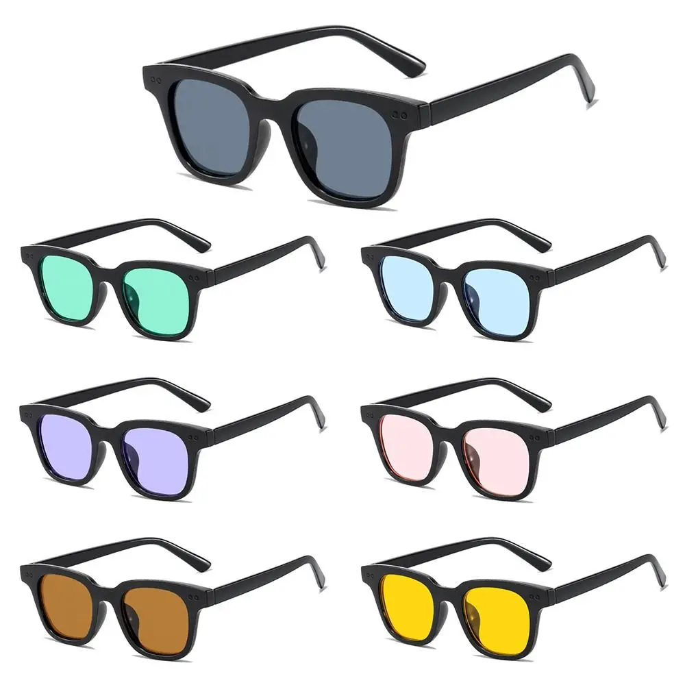 UV Protection Square Frame Sunglasses Fashion Colorful Luxury Eyewear Summer Ocean Lens Sun Glasses for Women & Men