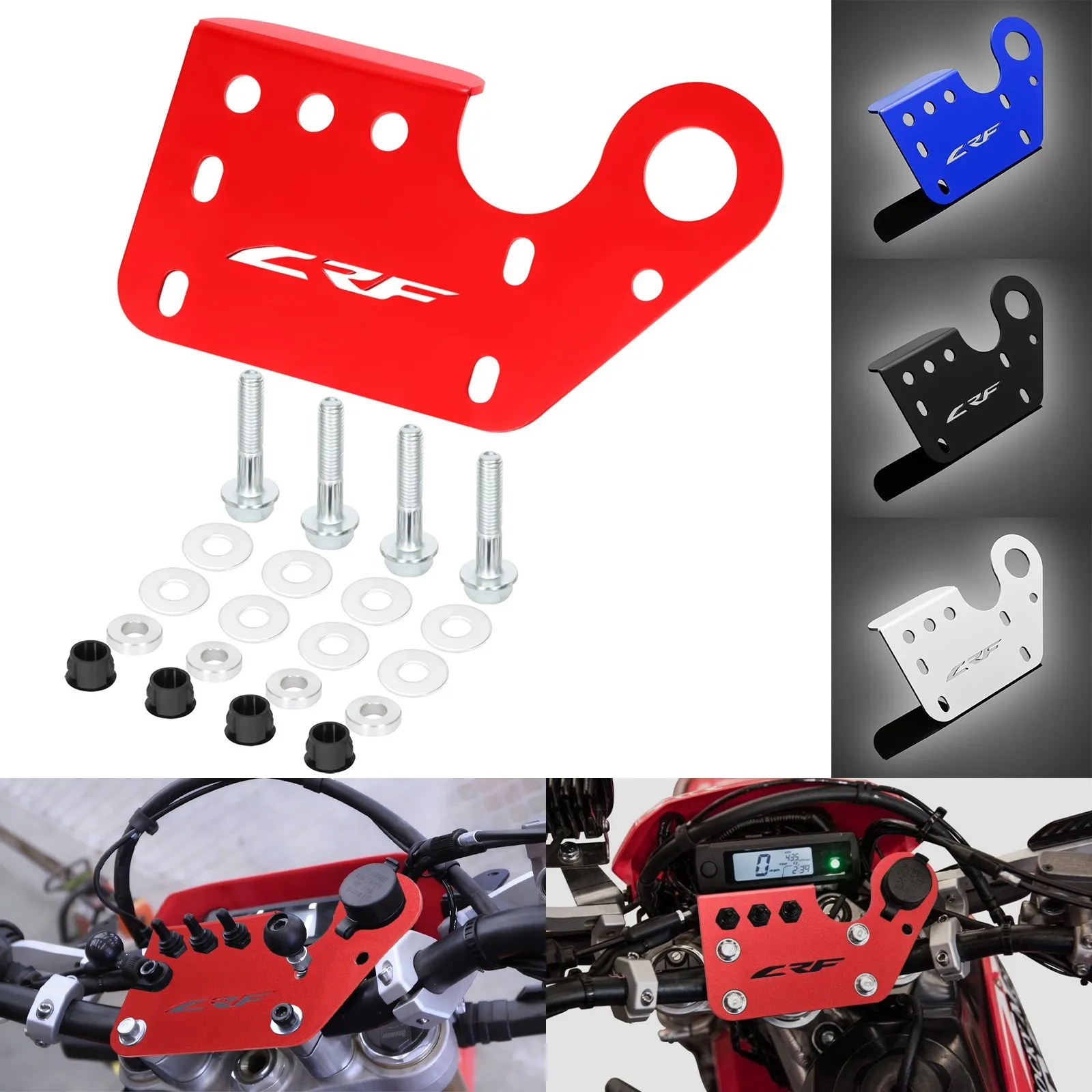 

АЛЮМИНИЕВЫЙ переключатель передней панели приборной панели 7/8 дюйма, пригодные для HONDA CRF450L CRF450R-S CRF450RL 2020-2026