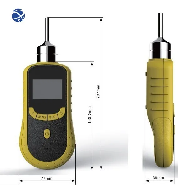 YUNYI Portable High Resolution NH3 Gas Detector Ammonia Gas Detection 0-100PPM