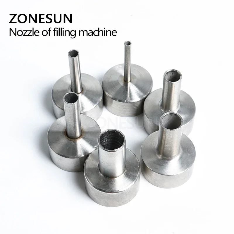 ZONESUN-piezas de boquilla de máquina de llenado de pasta líquida, accesorios para G1, 4mm, 6mm, 8mm, 10mm, 12mm, 14mm