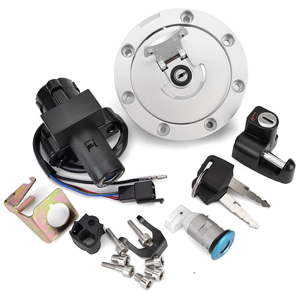 Bloqueo del interruptor de encendido y llave, tapa de combustible para Honda VT250 MC20 Spada CB400 CB400SF CB 400 400SF 1992 1993 1994 1995 1996 1997 1998