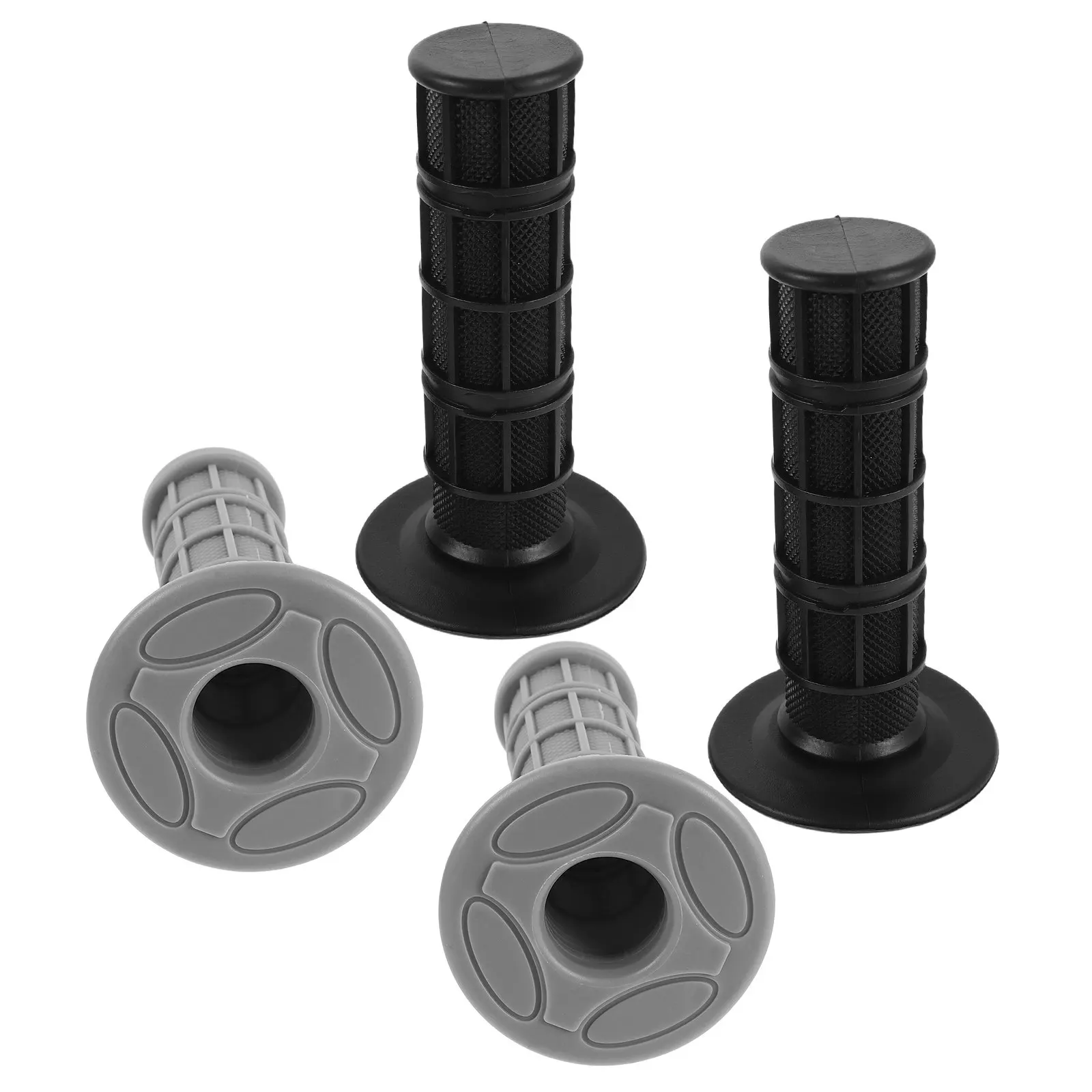 

4Pcs Motorcycle Handlebar Grip Covers 22Mm Textured Nonslip Replacement Hand Grips for Comfort Safety Daily Commutes Long Rides