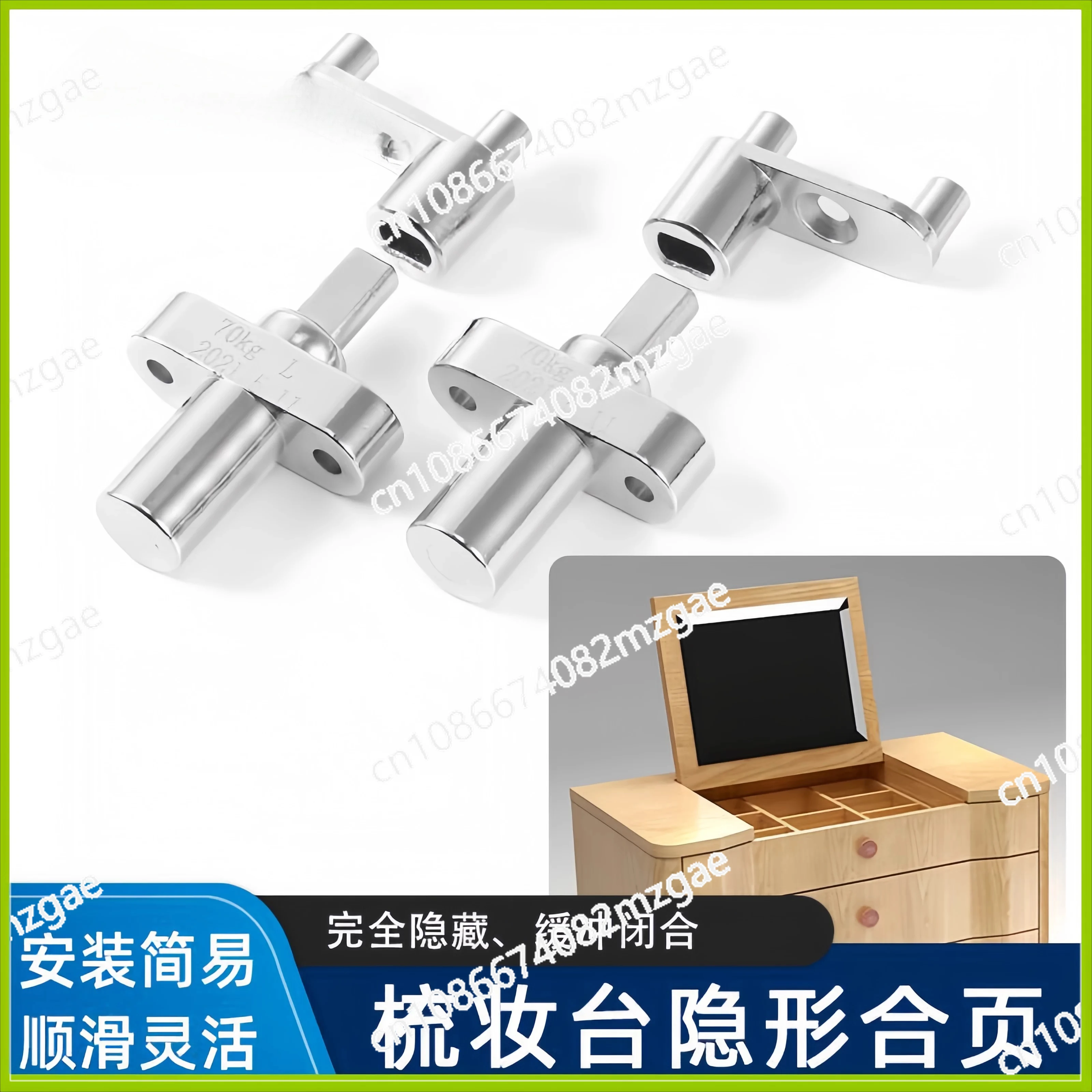 

Dresser top up invisible hinge Dressing table hidden hinge with damping buffer cabinet door heavy duty hinge hardware