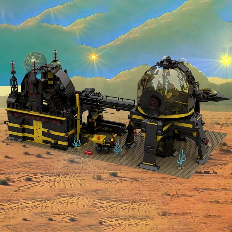 2948pcs MOC Tweede Aarde Ruimte Technic Basis Architectuur Bouwstenen Model Assemblage Speelgoed Kinderen Festival Geschenken