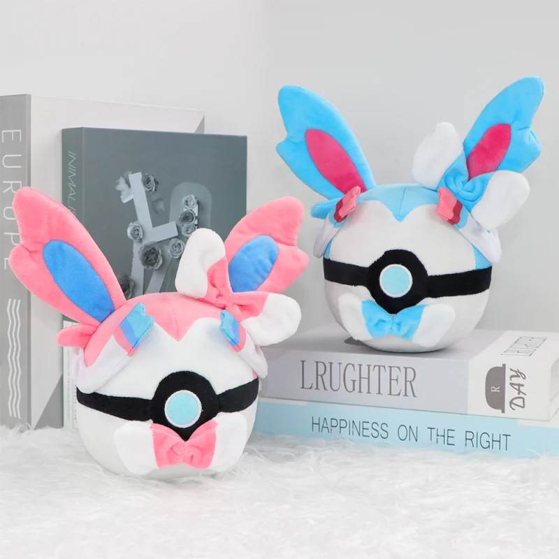 โปเกมอน ซิลเวียนตุ๊กตานุ่มมิมิคิว มาสเตอร์ โปเกบอลตุ๊กตาอะนิเมะเพลูเช่ของเล่นน่ารักบัตเตอร์ฟรี อุมเบรออนตุ๊กตาของขวัญวันเกิด