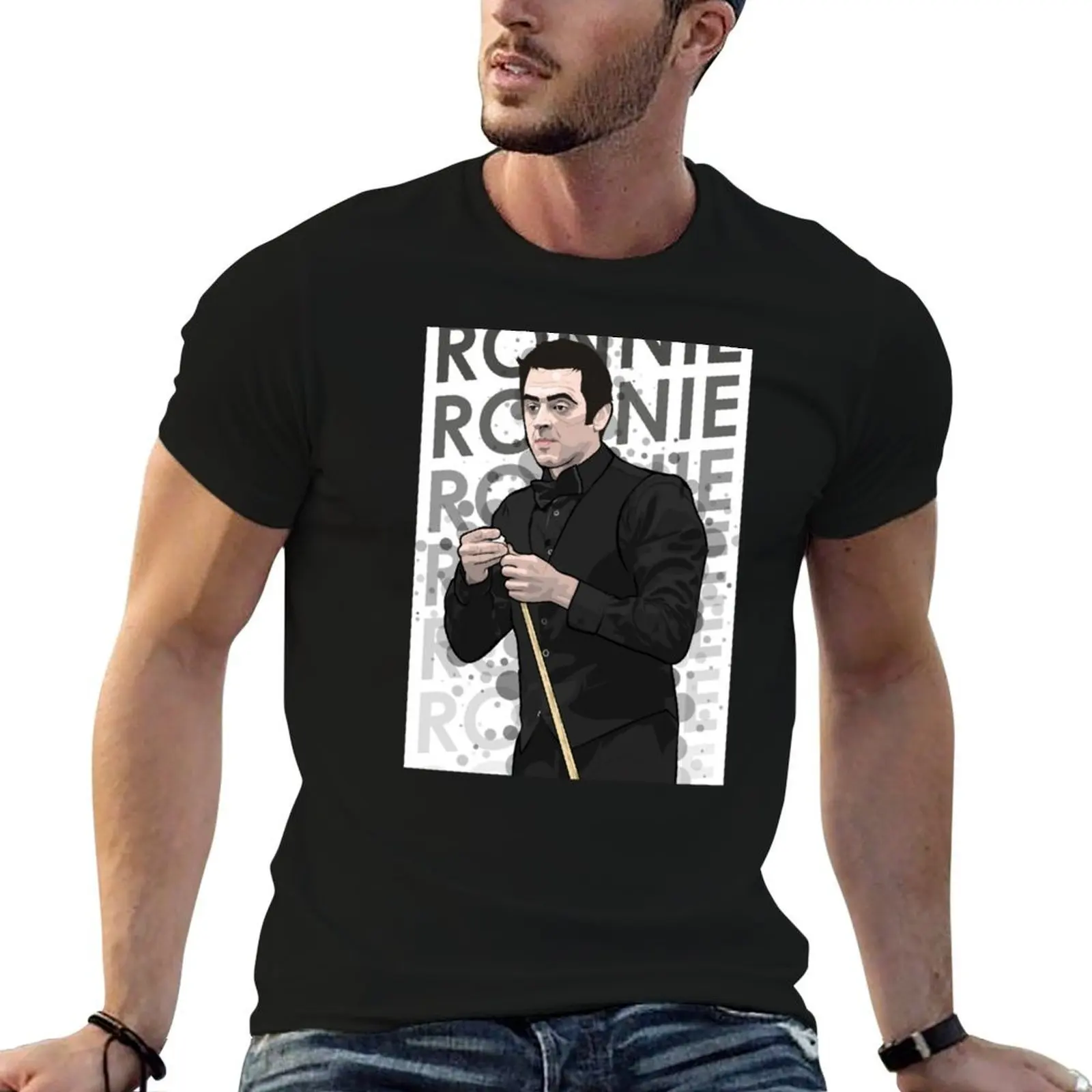 

Ronnie O_Sullivan _bubbles_ T-Shirt man t shirts for men t shirts for man cotton soft T-Shirt
