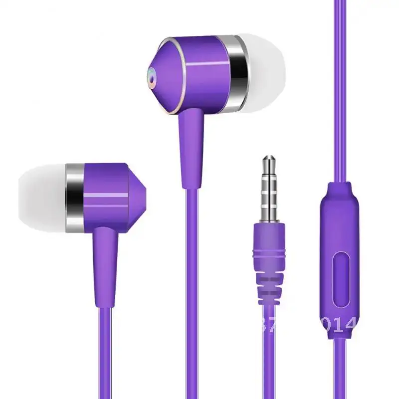 

Mobile Phone Earphones Universal Wired Headphones Wheat Headphones With Headphones Stereo Subwoofer Portable In-Ear