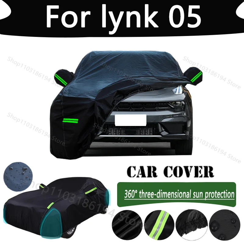 

For lynk 05 Outdoor Protection Full Car Cover Snow Covers Rainwater Sunshine Dustproof Scratches Car Cover