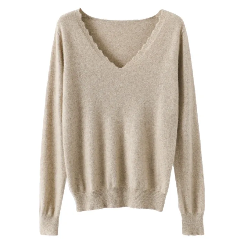 Autumn Winter Women Swewter V-neck Long Sleeve Kniited Tops Casual Warm Bottoming Shirt Fashion Korean Pullovers Soft Knitwear
