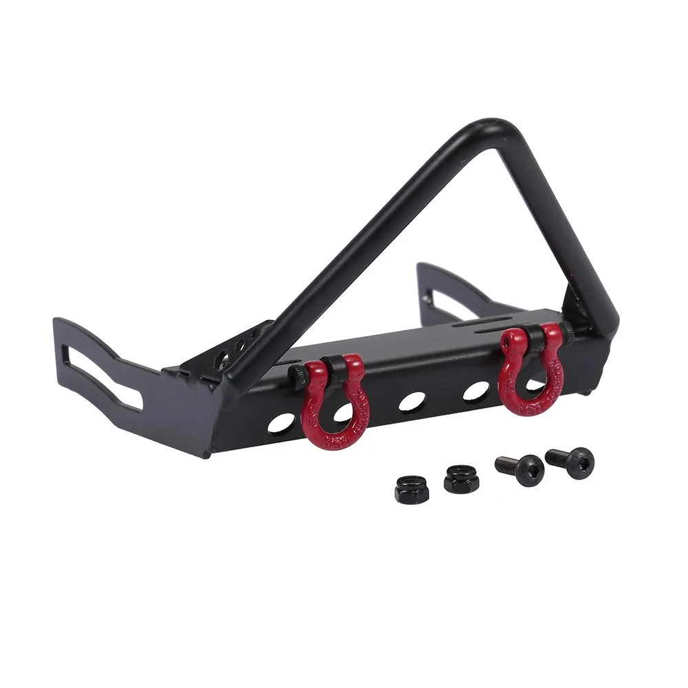 Pare-chocs avant de voiture sur chenilles en métal, pour 1/10 RC chenille axiale SCX10 Trxs TRX4 D90 D110 CC01, pièces de mise à niveau