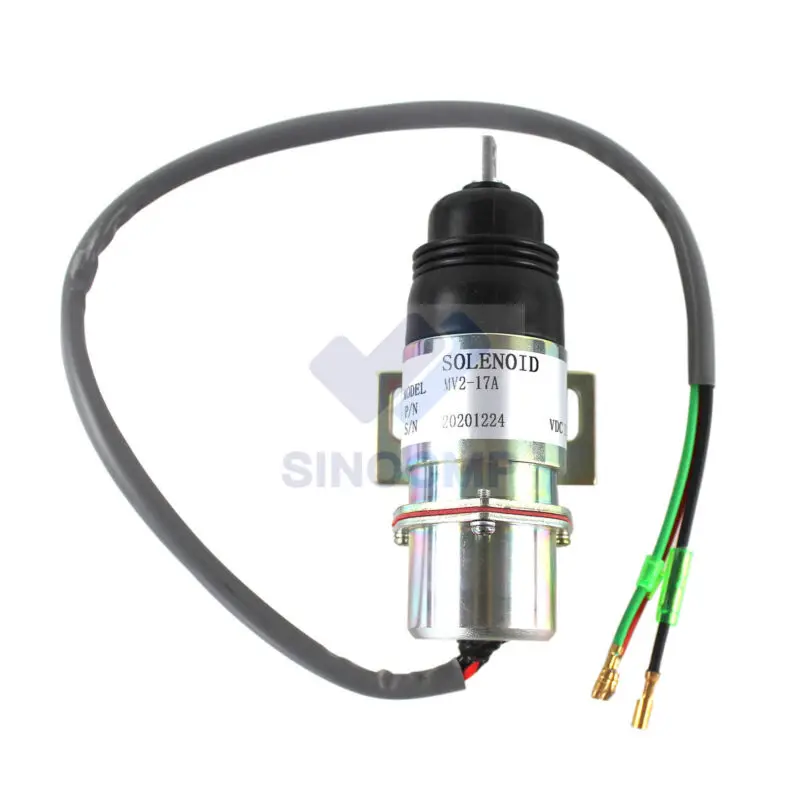 

12V Fuel Stop Solenoid PS45CZ290 PS45CZ250 for Kubota Actuator D1503 V2203 Excavator Shutdown Solenoid