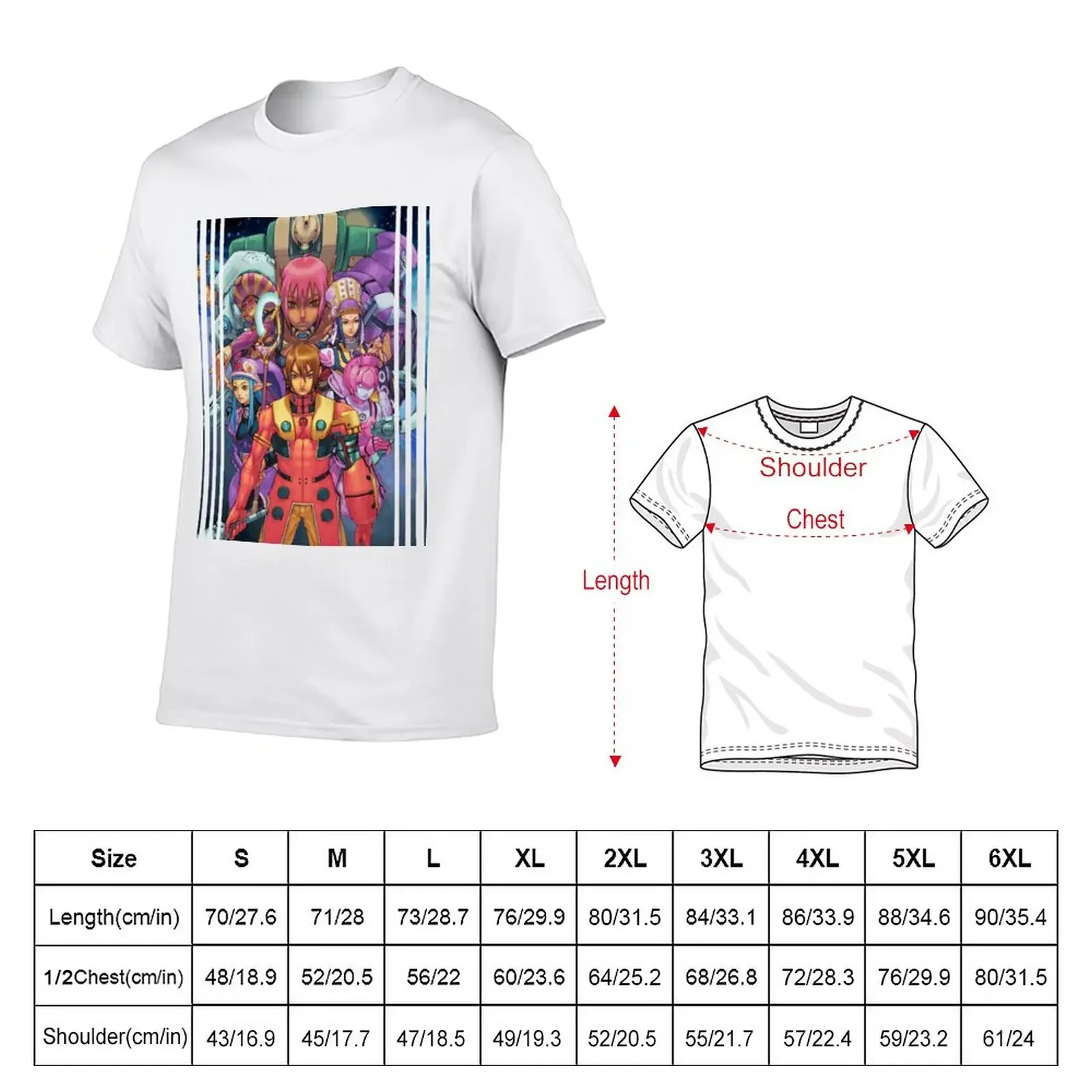 New Phantasy Star Online T-Shirt Short t-shirt quick drying t-shirt Aesthetic clothing graphic t shirt mens tall t shirts