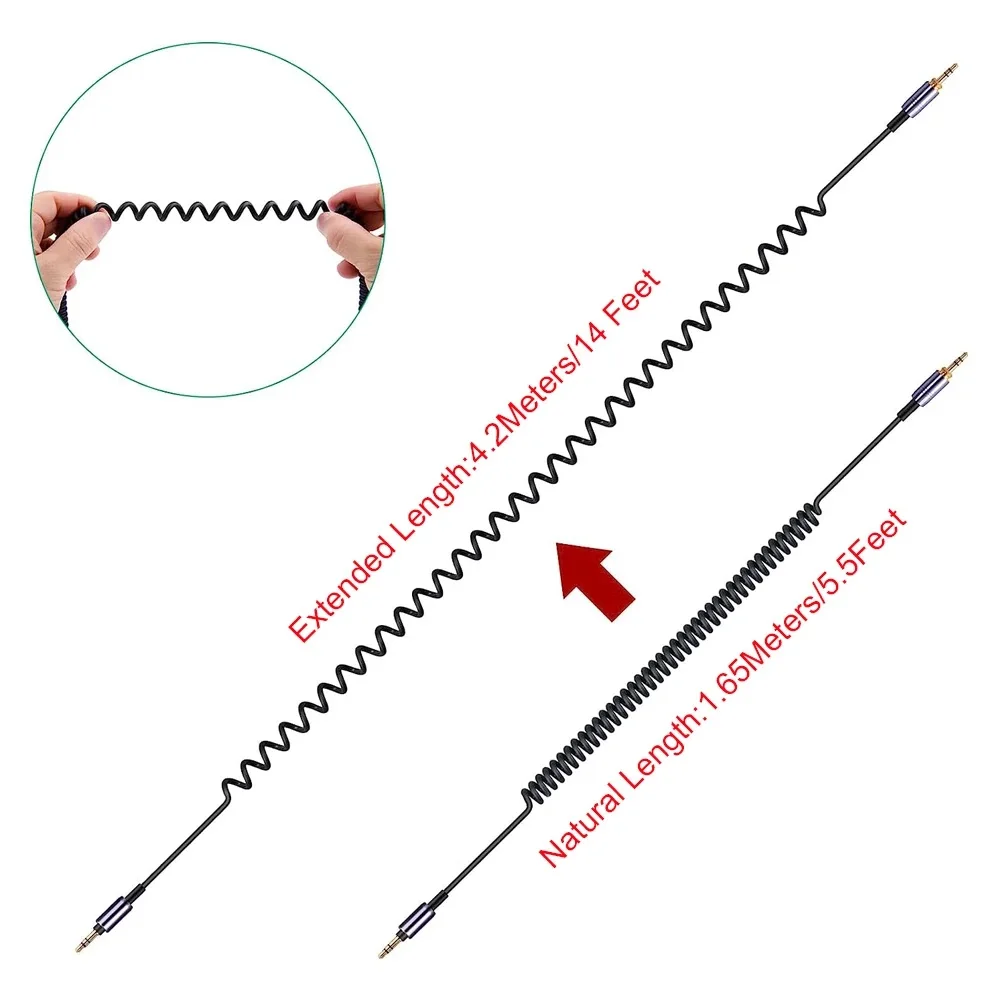 Poyatu Feder entlastung gewickeltes Kopfhörer kabel für philips fidelio x2hr l2 shp9600 shp9500 shp9500s Kopfhörer kabel Kabel Kabel