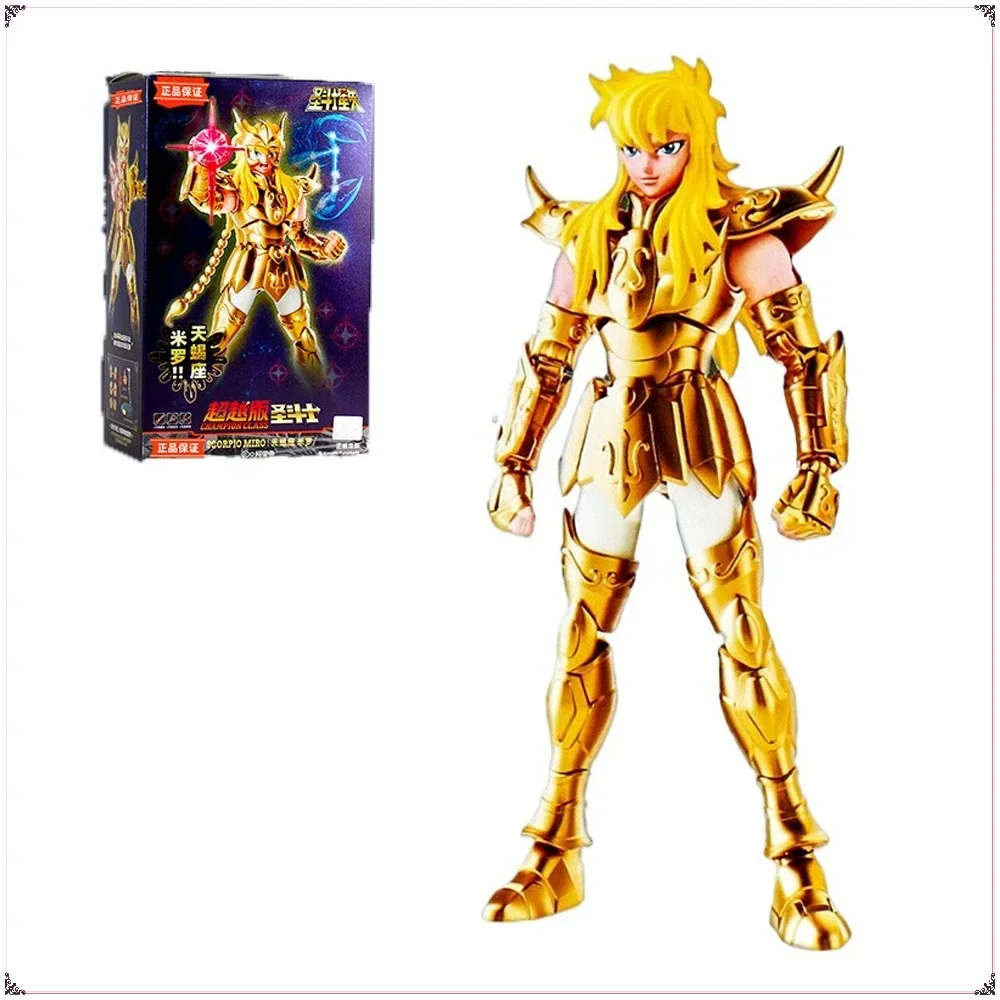 

Blokees Genuine Saint Seiya Champion Class Aries Mu Anime Figure Leo Eoria Scorpio Miro Action Figures Decorate Toy Kids Gifts