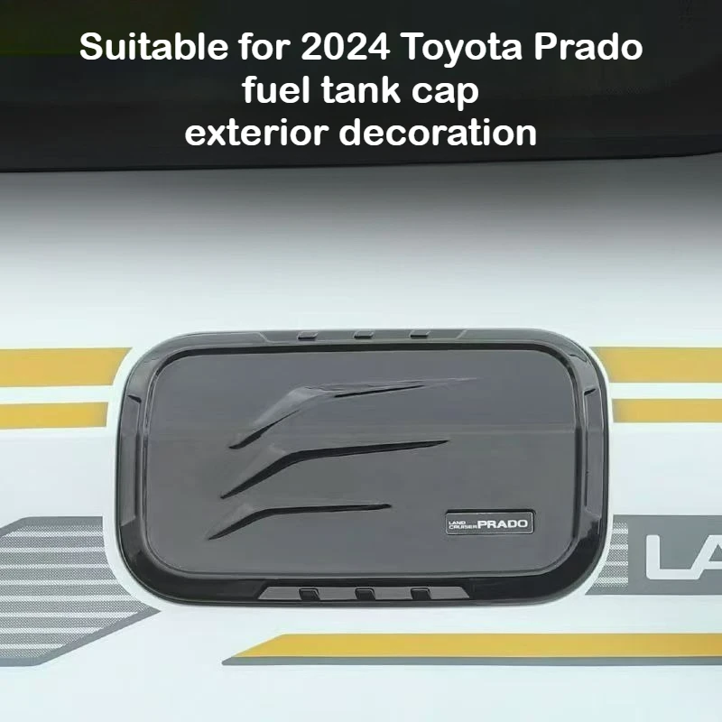 

For 2024 Toyota Prado Fuel Tank Cap Carbon Fiber Pattern Sticker Car Interior